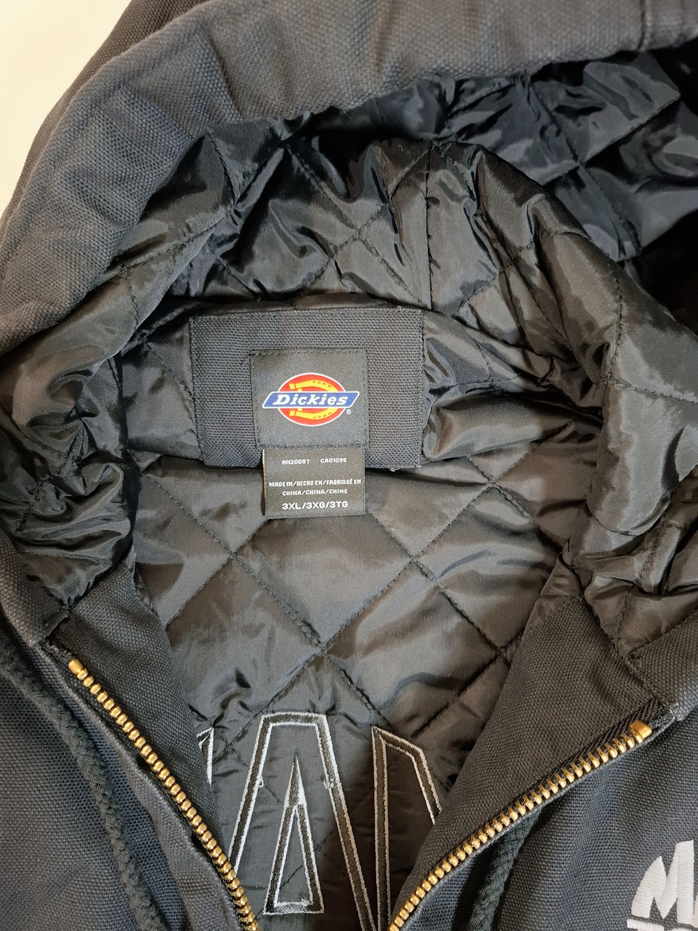 Dickies x MAC Tools Black Hooded Chore Work Jacket - Picture 8 of 9